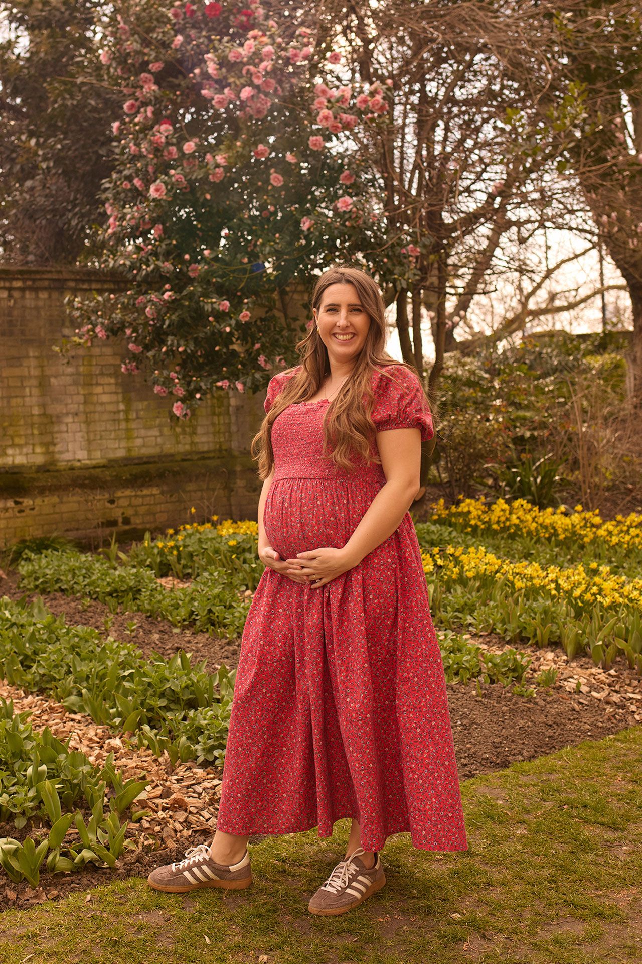 Image may contain Clothing Dress Photography Face Head Person Portrait Formal Wear Evening Dress Happy and Smile