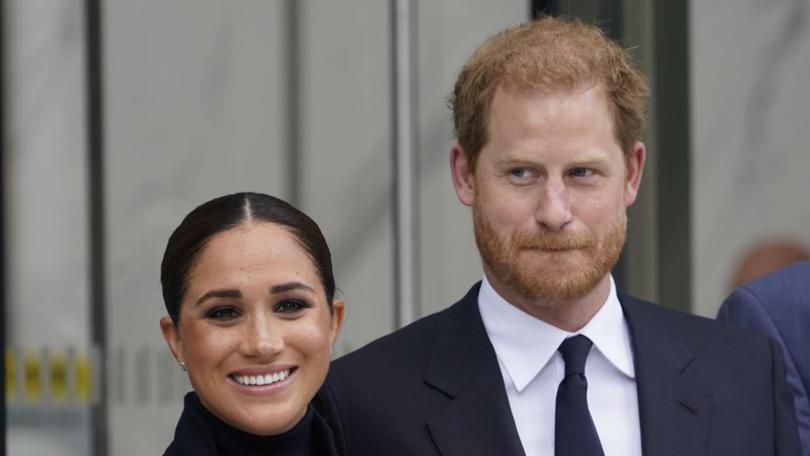Meghan says she and Prince Harry are finally enjoying time together out of the public spotlight. (AP PHOTO)