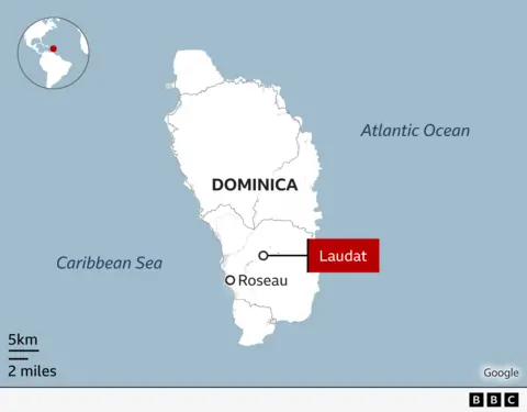 The new power station is being built in Laudat in the south of the island