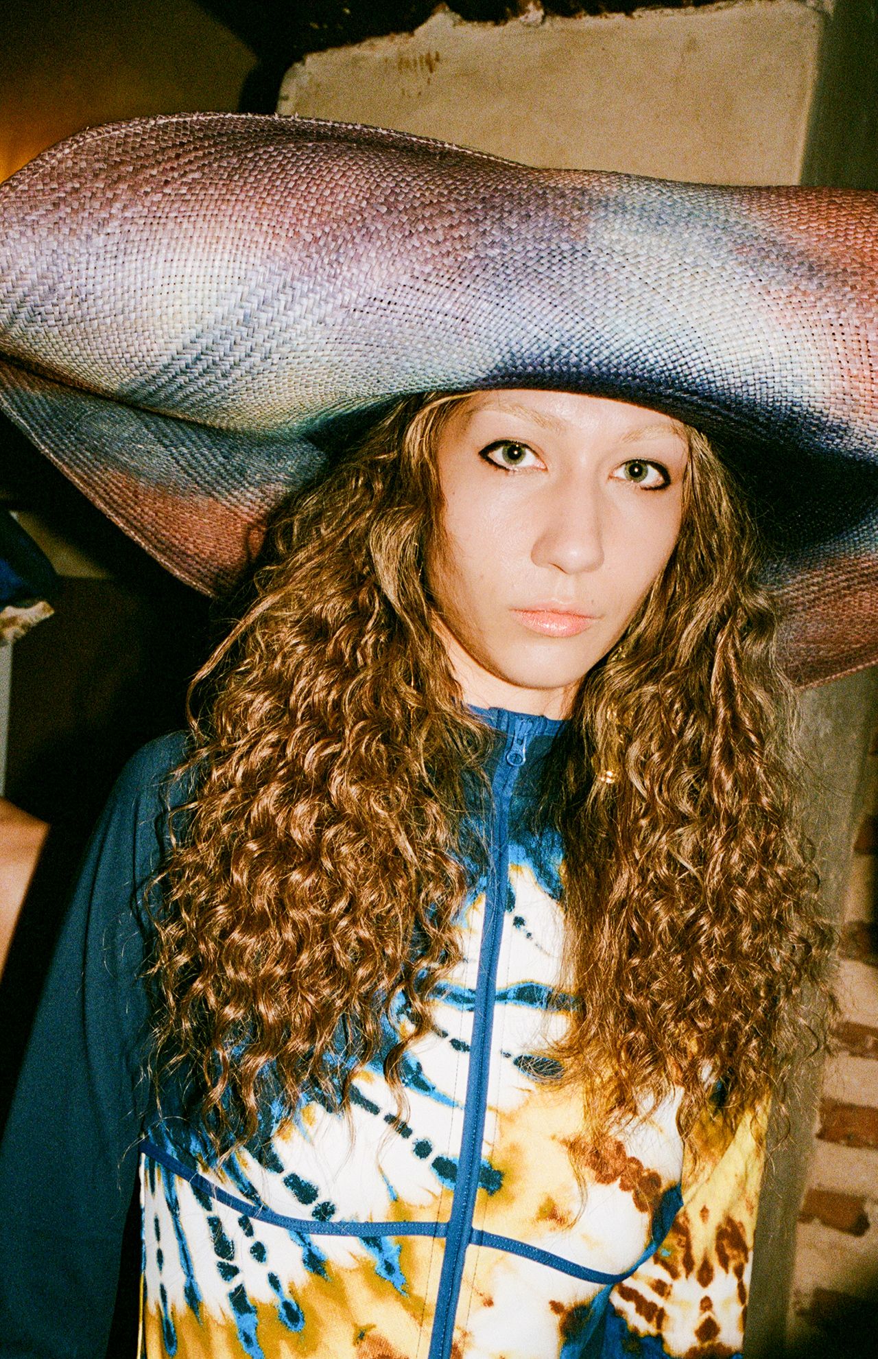 Image may contain Clothing Hat and Person