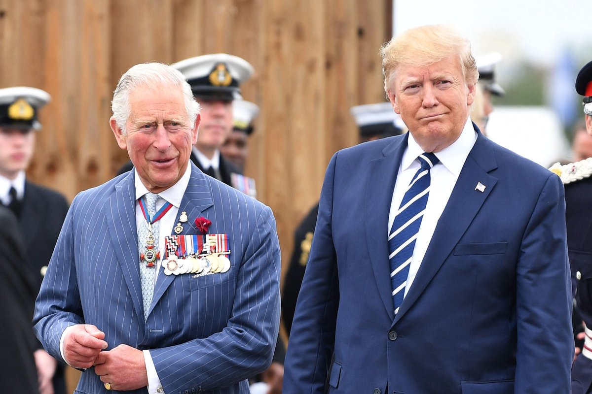 King Charles and Donald Trump