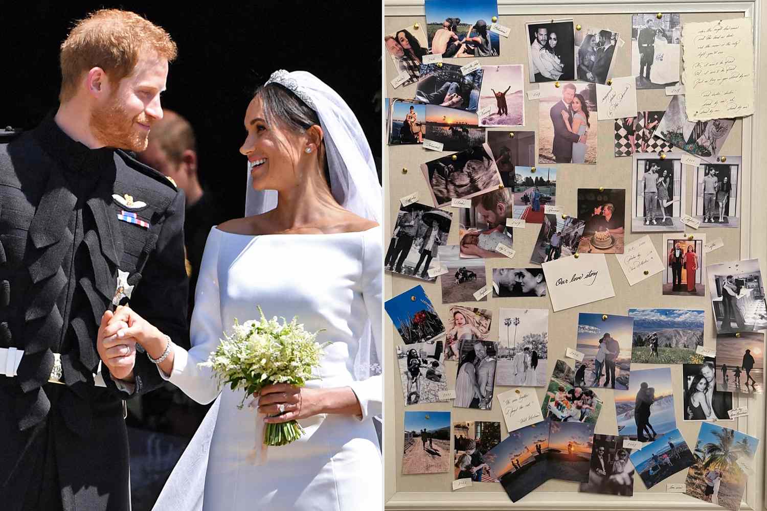 Meghan Markle Posts NeverBeforeSeen Photos in 'Love Story' Tribute to