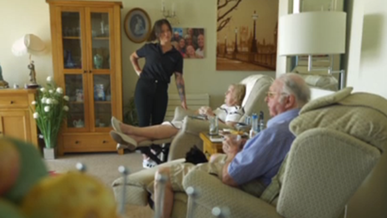 Katy looks after Paul and Brenda