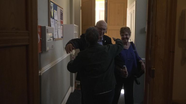 Philip and Clare meeting