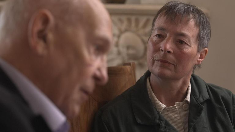 Philip foreground Clare in focus