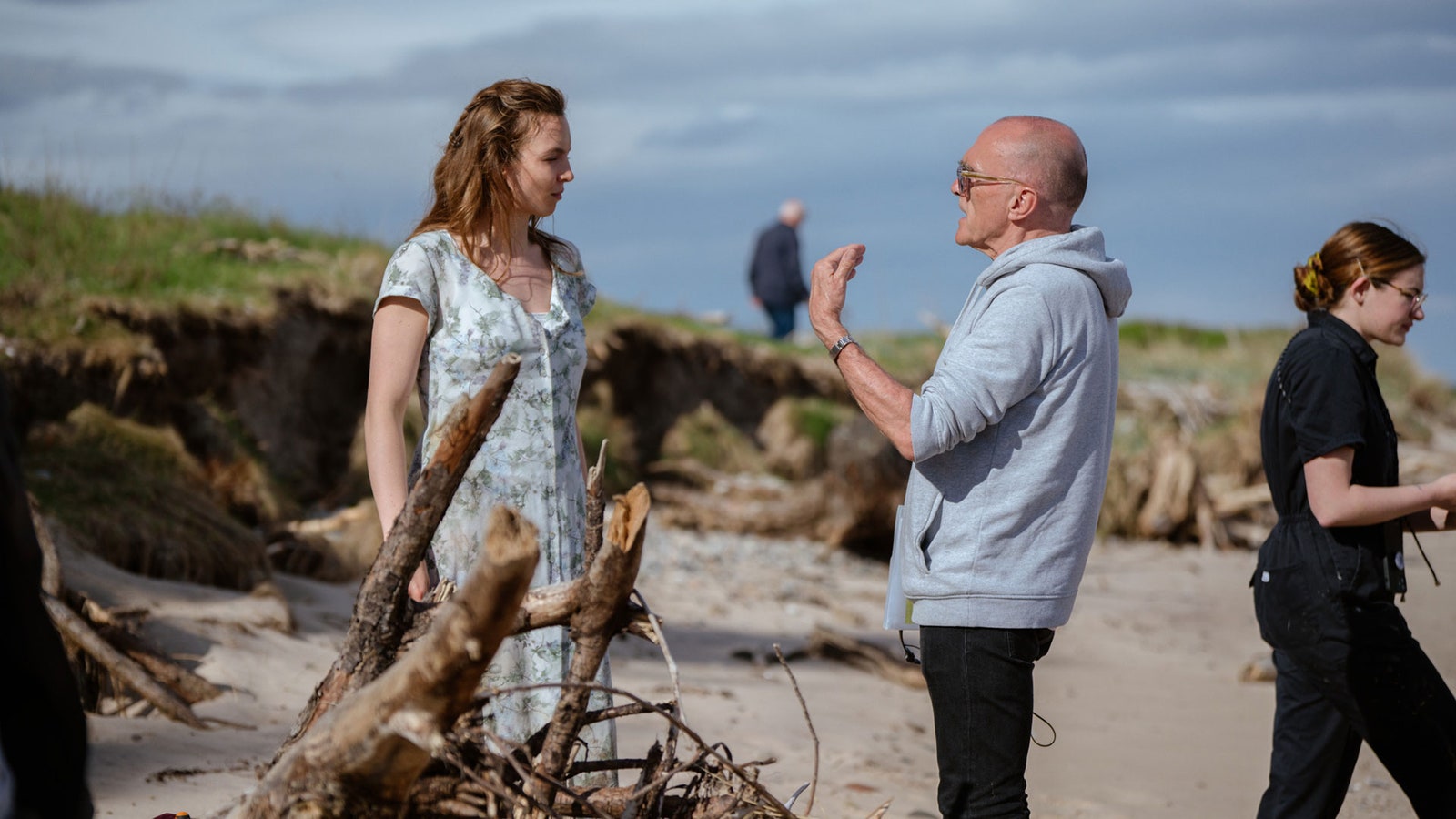 Image may contain Danny Boyle Jodie Comer Joanna Christie Wood Adult Person Child Accessories and Glasses