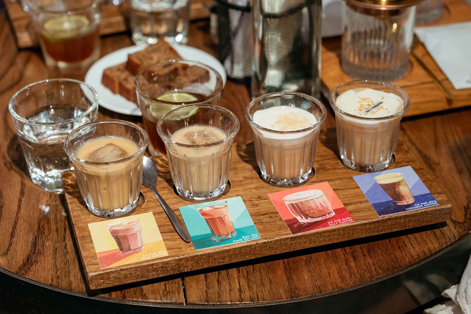 Image may contain Cup Cutlery Spoon Furniture Table Tabletop Plate Brunch Food Cream Dessert Bread and Adult