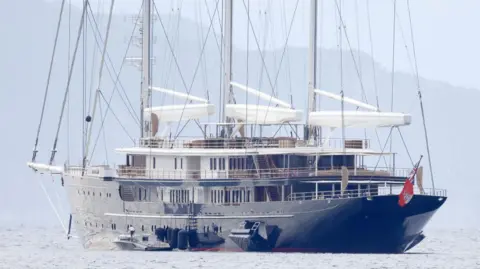 Getty Images Koru, the superyacht owned by Jess Bezos, the founder of Amazon