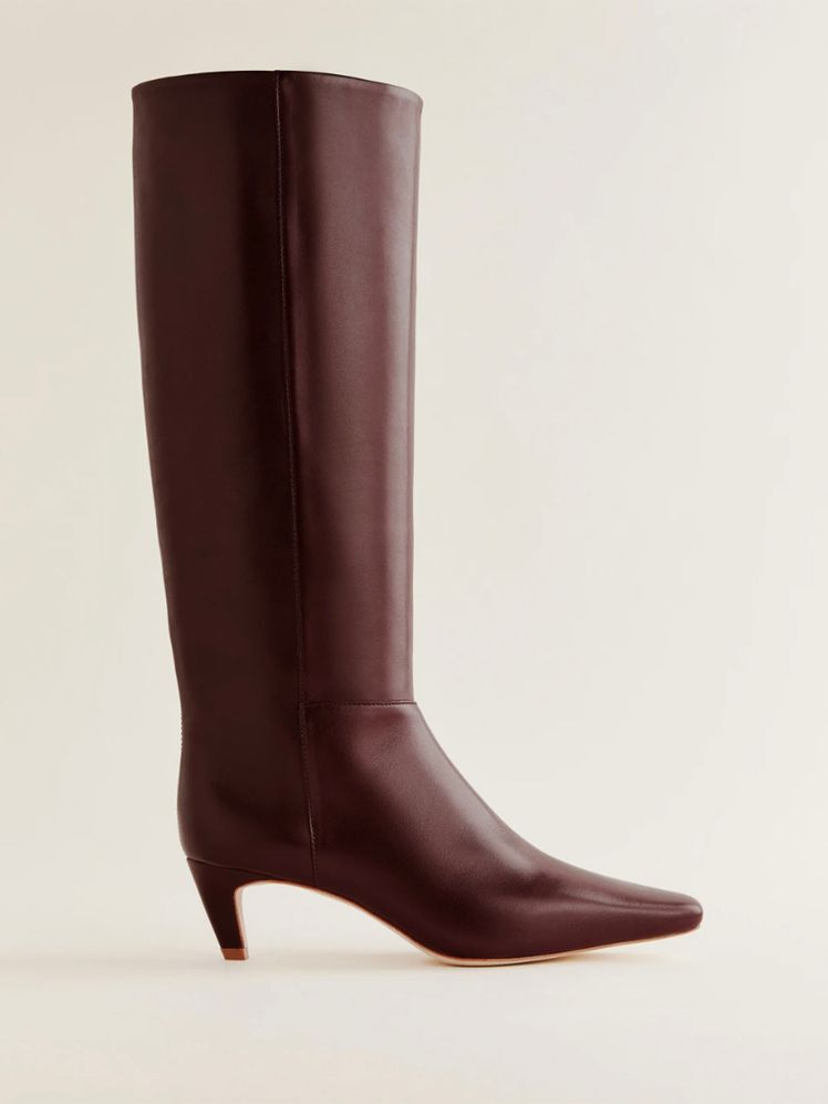 Image may contain: Clothing, Footwear, Shoe, Boot, Riding Boot, and High Heel