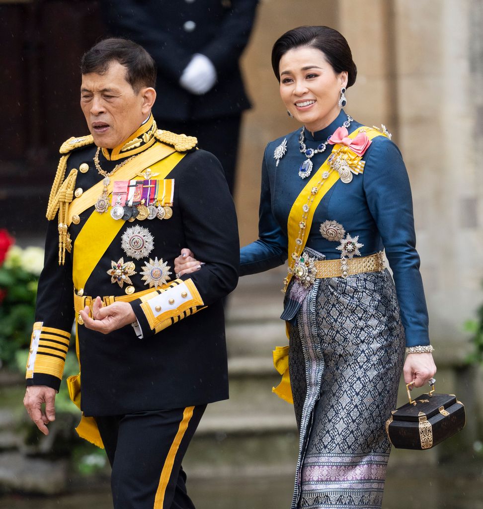 He lives in a mansion with his wife and son