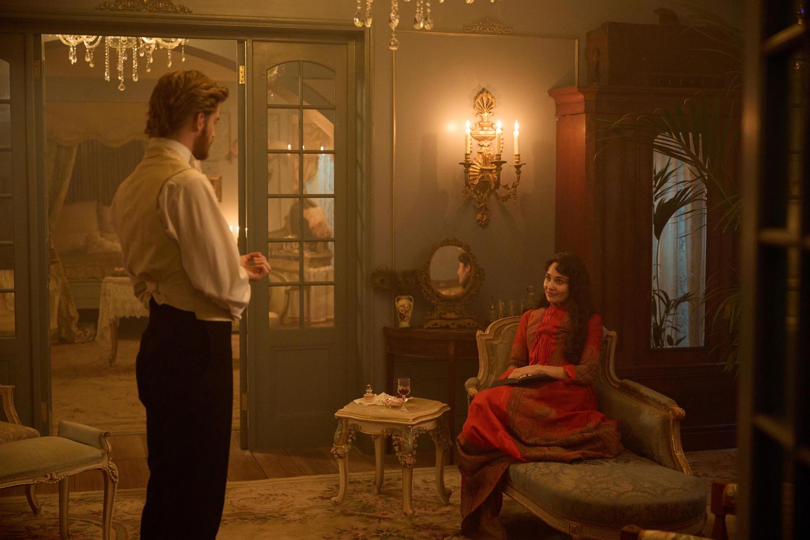 MASTERPIECE | PBS  Jolyon  and Frances  in The Forsytes. Photo Sean Gleason