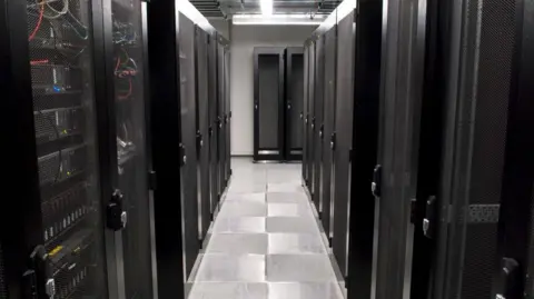Getty Images A generic image of racks of data servers
