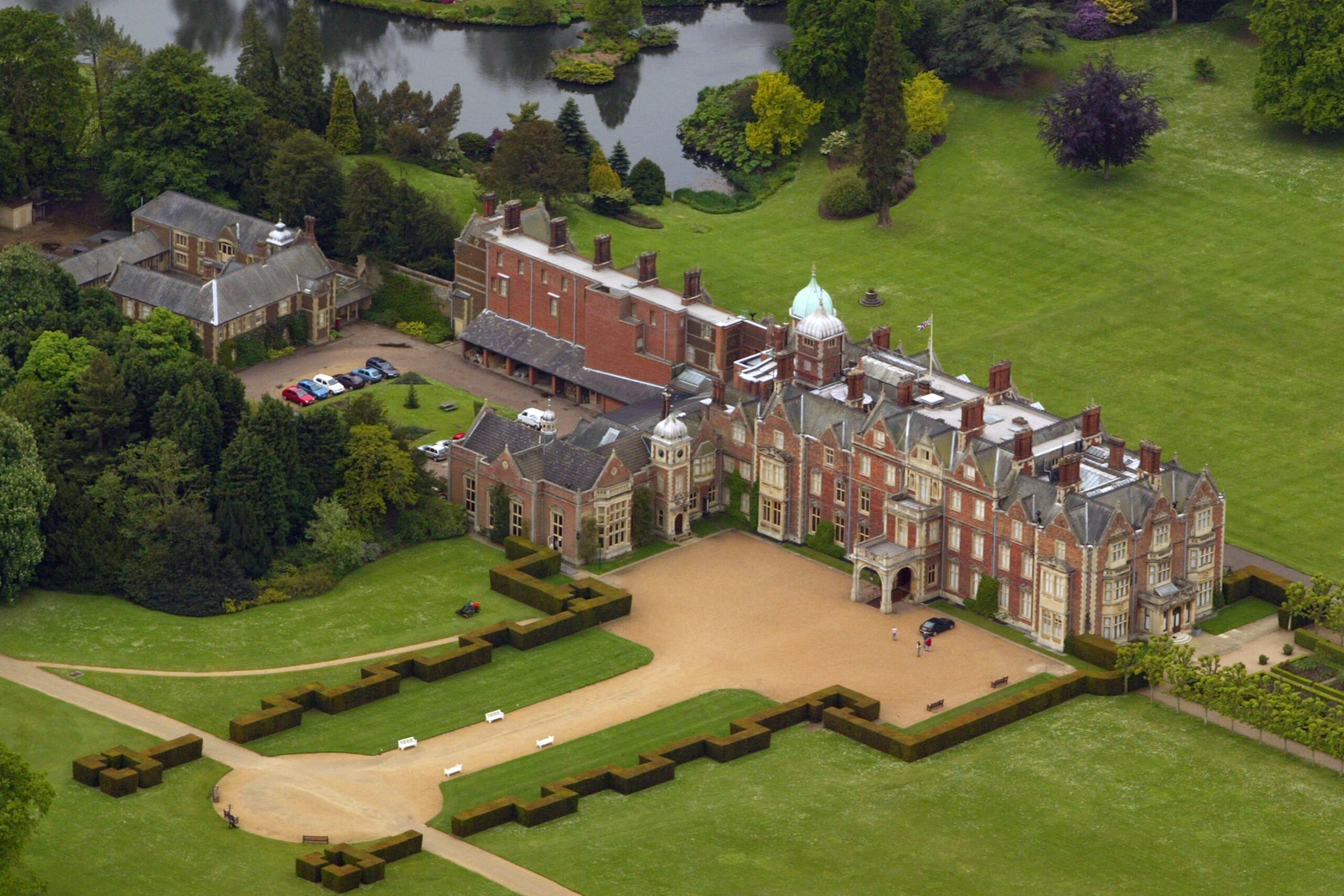 Aerial view of Sandringham Estate (PA)