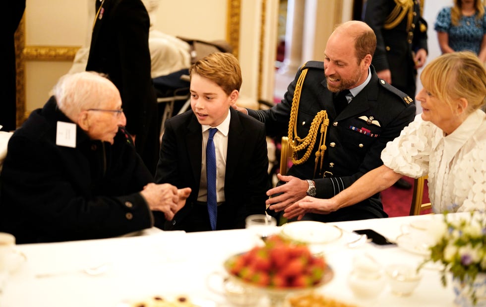 The King And The Queen Host Veteran Tea Party To Mark The 80th Anniversary Of VE Day