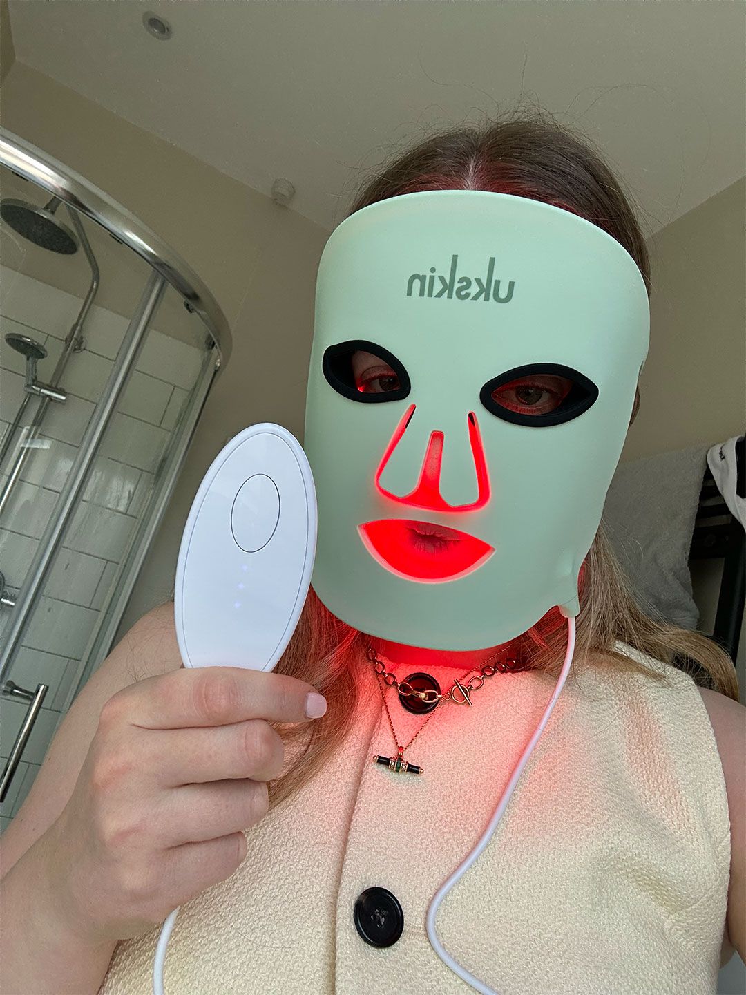 Image may contain Adult Person Head Accessories Jewelry Necklace and Face