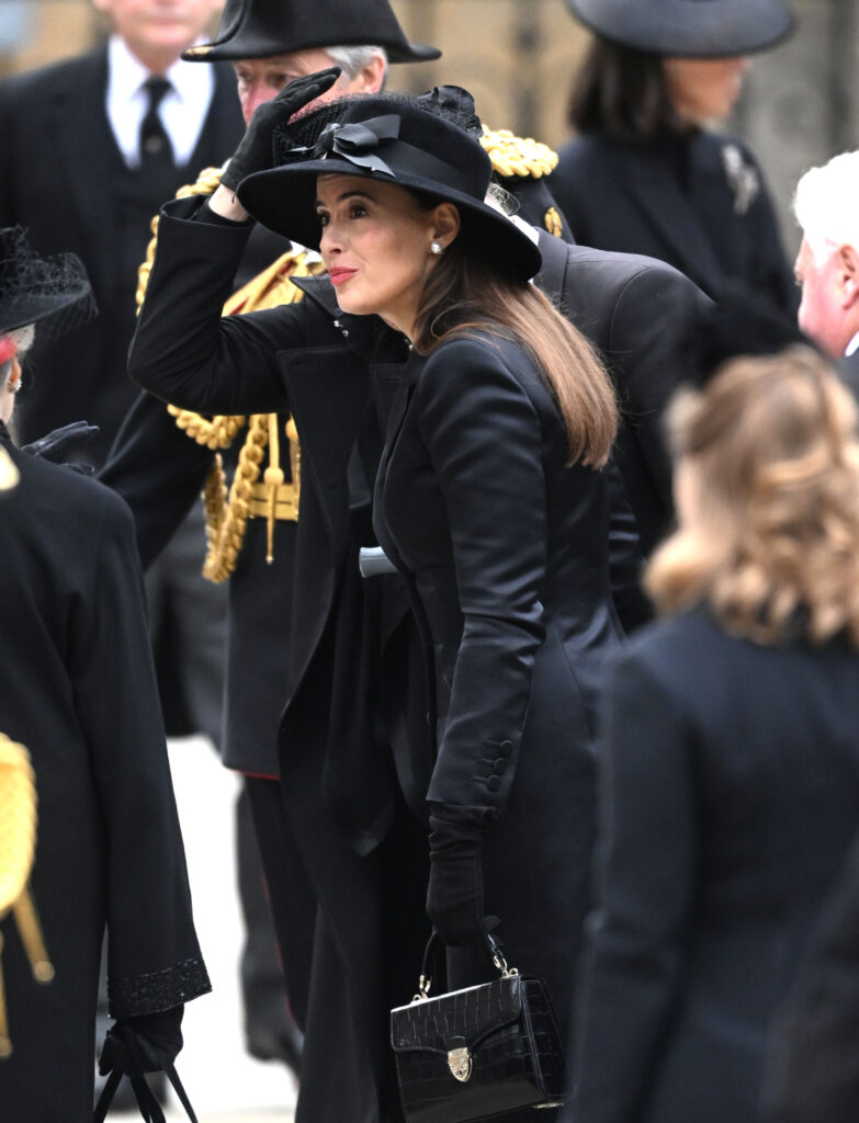 Sophie Winkleman at the queen's funeral