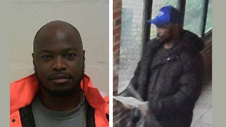 Ola Abimbola absconded from an open prison. Pic: Sussex Police