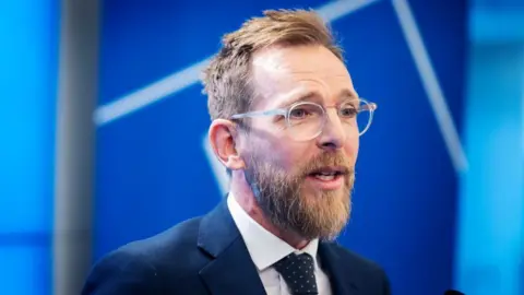 AFP via Getty Images Swedish Health Minister Jakob Forssmed