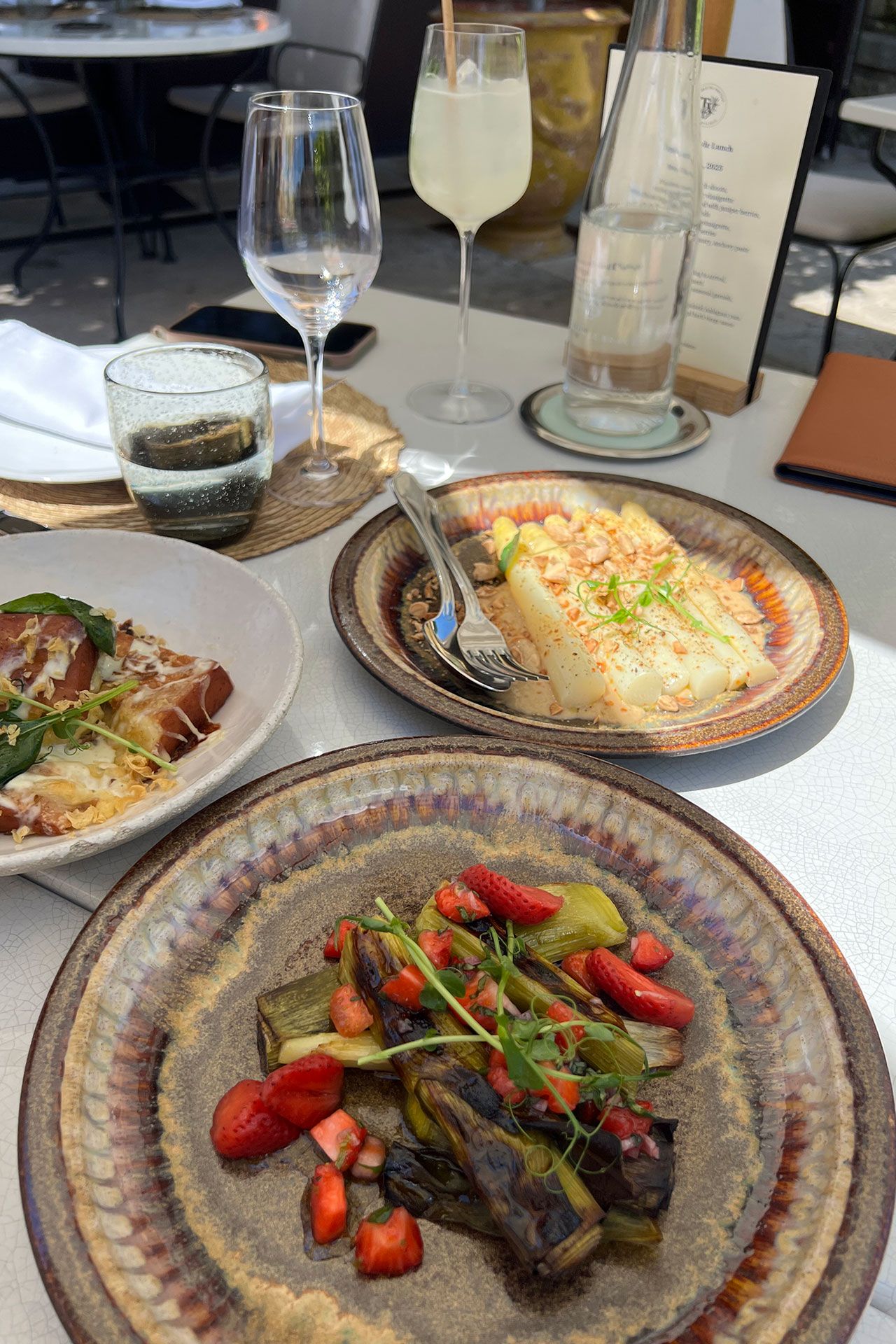 Image may contain Brunch Food Cutlery Fork Food Presentation Plate Cup Chair and Furniture