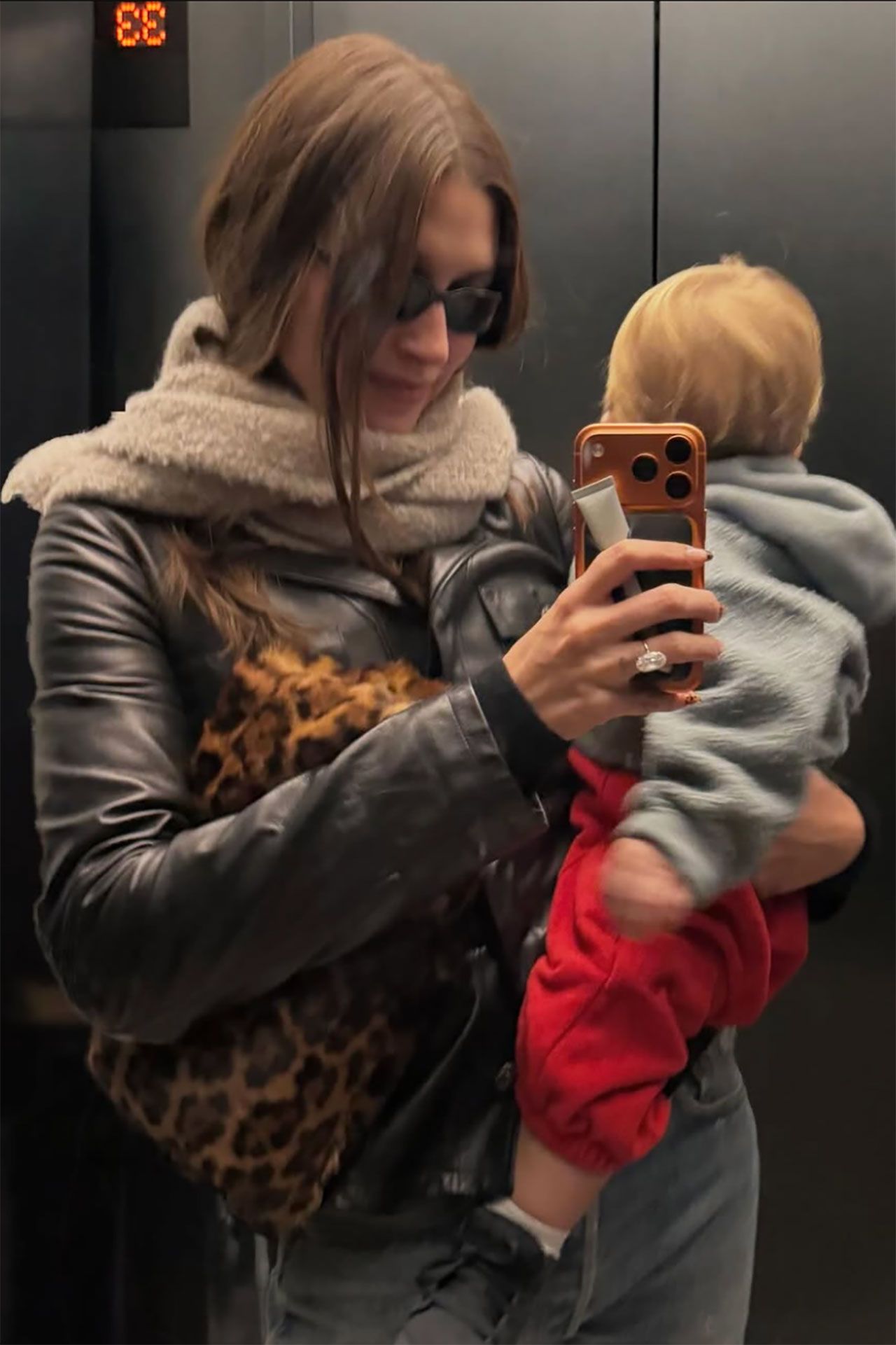 Image may contain Hailey Baldwin Baby Person Head Face and People