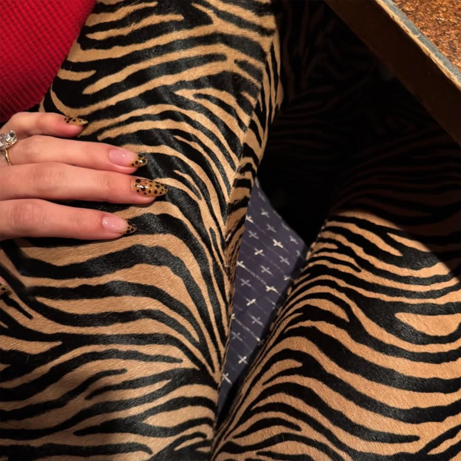 Image may contain Body Part Finger Hand Person Animal Mammal Wildlife Zebra Baby and Skin