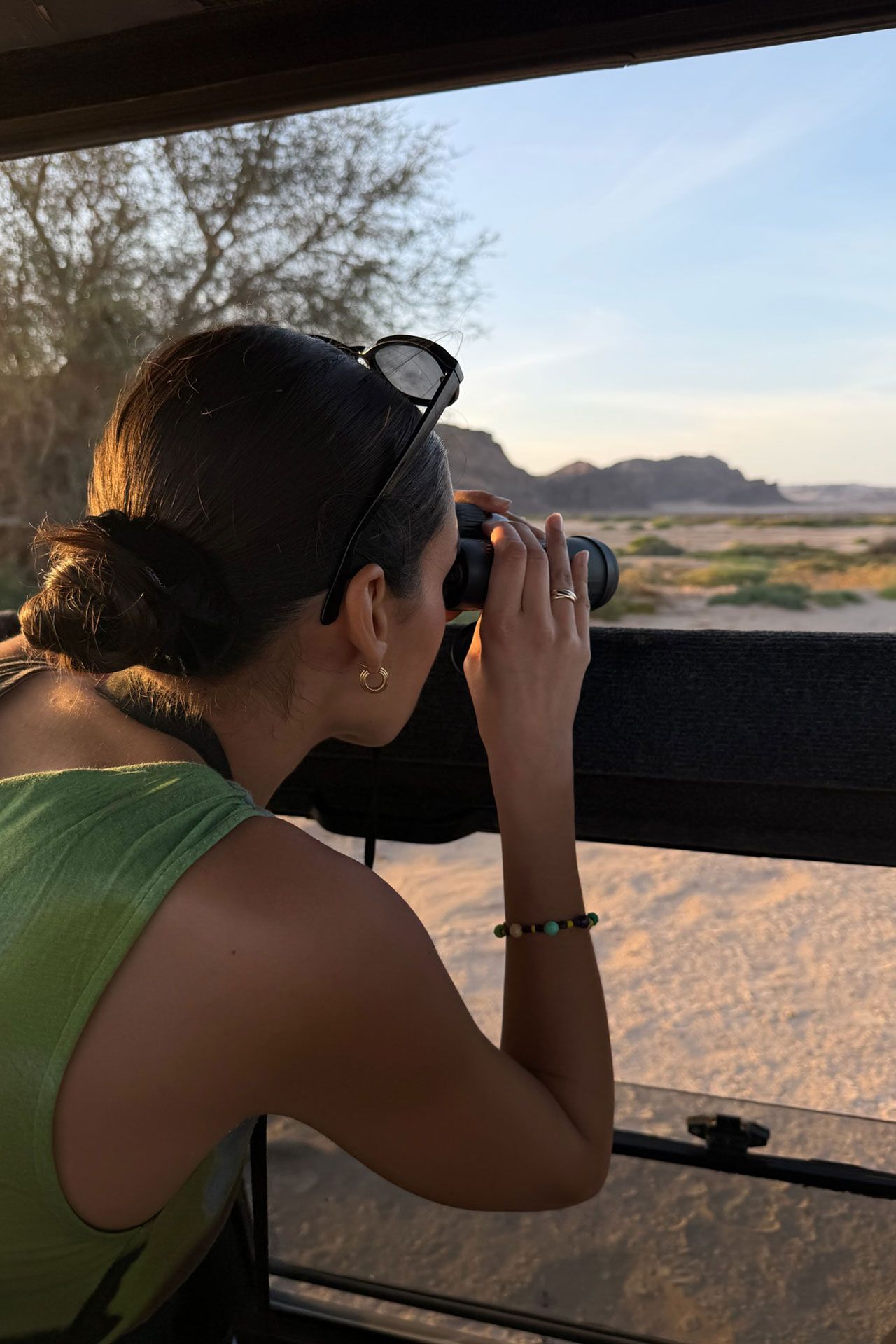 Image may contain Photography Adult Person Accessories and Glasses