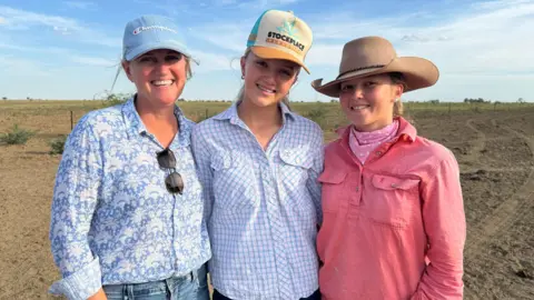 Megan, Breanna and Olivia Easton