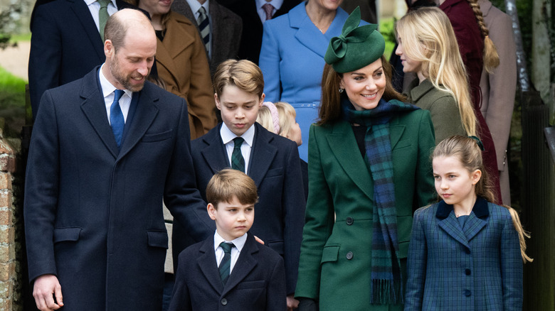 Prince William and the Princess of Wales spending Christmas at Sandringham with their three children