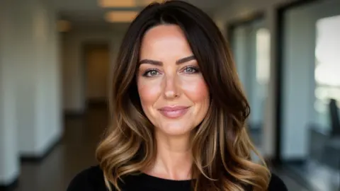 Flourish With long hair and a black top, Sarah Skelton smiles while looking into the camera.