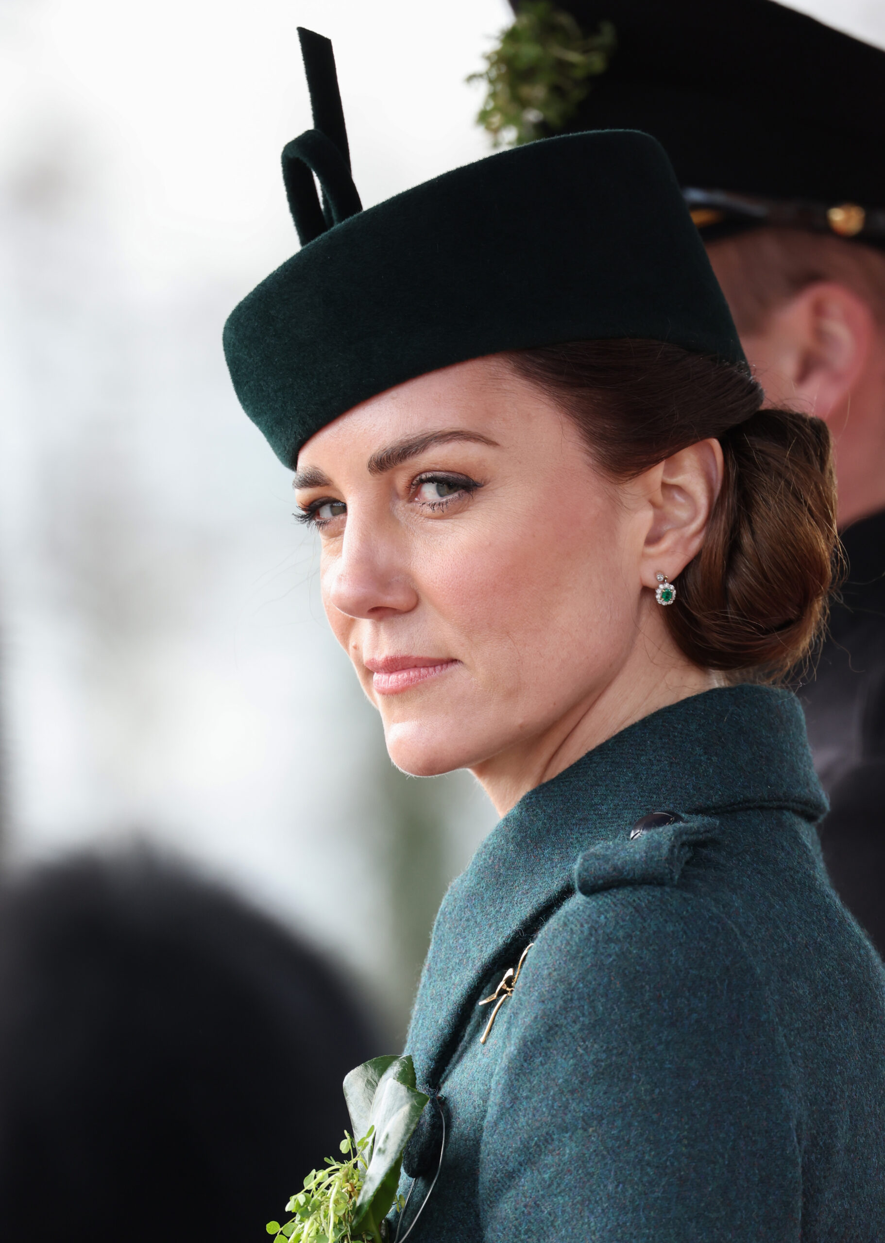 The Duke And Duchess Of Cambridge Attend 1st Battalion Irish Guards' St. Patrick's Day Parade