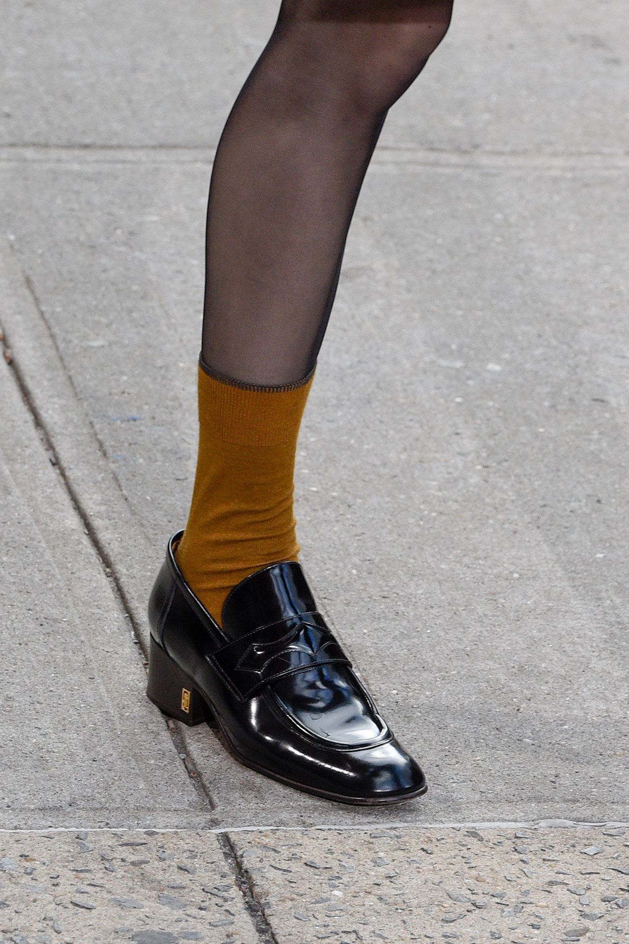 Image may contain Clothing Footwear Shoe Person Sneaker Hosiery and Sock