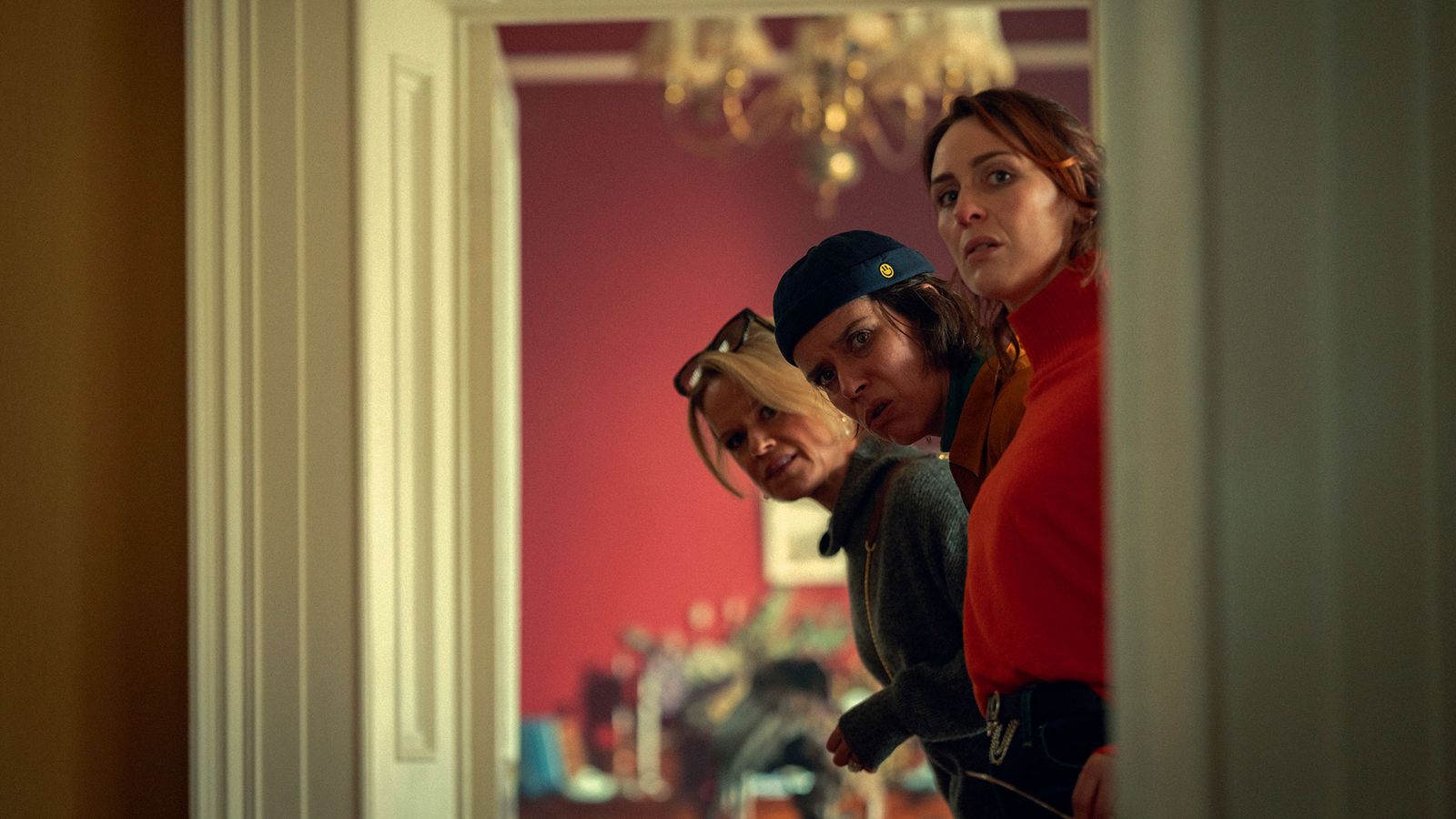 Image may contain Christine Buchholz Sinead Keenan Face Head Person Photography Portrait Cap Clothing and Hat